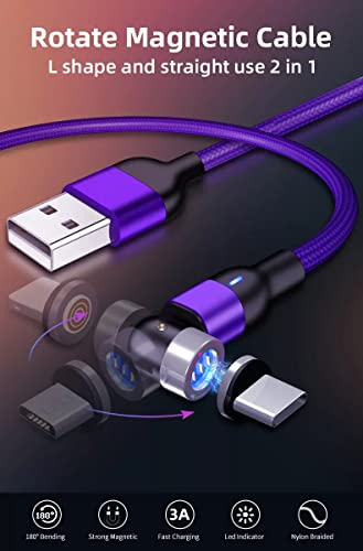 USB кабел SALBICAM - Кабел зарядно устройство - Магнитен кабел за зареждане - 3 kit - Зареждайте с лекота: