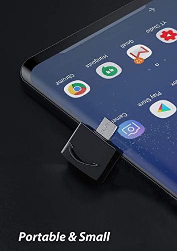 Адаптер Tek Styz C USB за свързване към USB конектора (2 опаковки), който е съвместим с вашия LG G7 за OTG със зарядно устройство