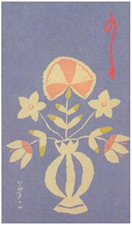 Ямашита когэй (Ямашита когэй) Гърне Yumji Takehisa, Цветя, Опаковка от 3 броя, Найлонова торбичка, 11 × 6,5 × 0,2 см, синьо