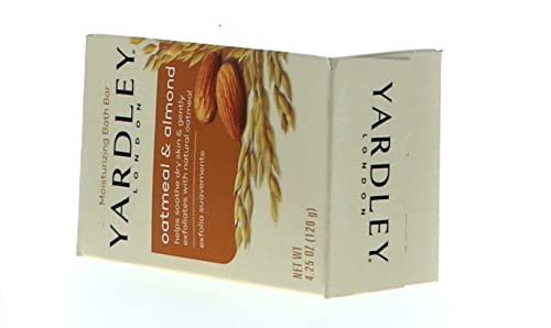 Yardley 7838-2 Природен Овлажнител на Шоколад за баня Yardley London с овесени ядки и бадеми, 4,0 мл. (Опаковка от 2 броя)