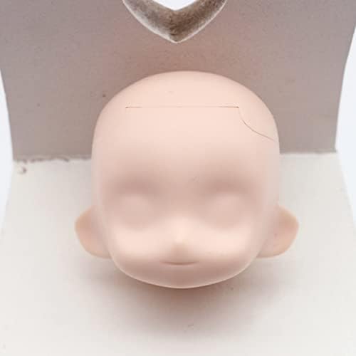 WellieSTR 2 Комплекта (Персиково-розово) Корпус за лице с плешива Глава + Задната Обвивка за главата + Предна