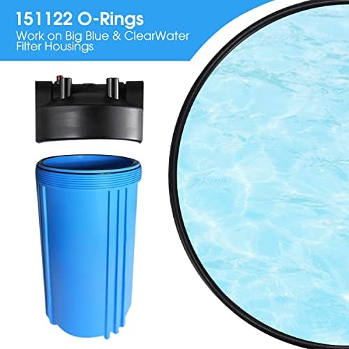 151122 О-пръстен за филтър за вода, съвместим с филтри за вода Pentek Big Blue Pentek Pentair 152032 4001756