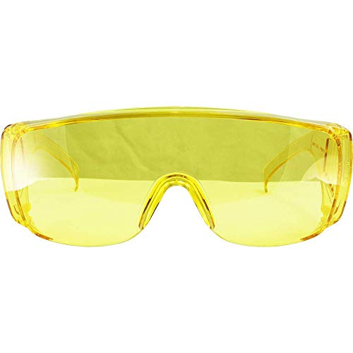 Лабораторни очила Birdz Eyewear С висока удар Поставят на Върха точки, в прозрачни рамки и линзе (жълт)