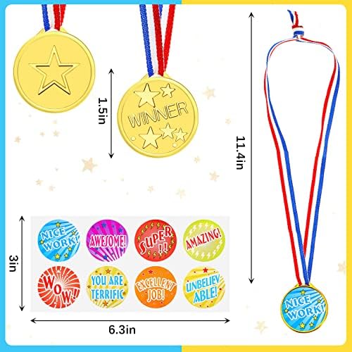 Наградата медалите Гама от Златни Детски Пластмасови сертификати за премия Медали на Победителите от Спортните награди Мотивационни Медалите с Шията Лента за сту