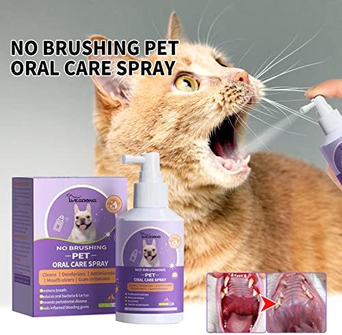 Спрей за почистване на зъбите Likmind Пет Clean за кучета и котки - Спрей за почистване на устната кухина домашни любимци