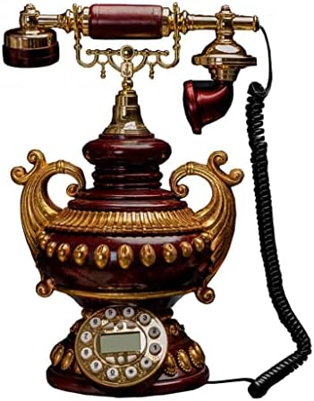 SEASD Европейската Ретро Телефонна Лампа Антични Домашна Мода Кабелна Стационарен Телефон Хол Декоративни Орнаменти Личност