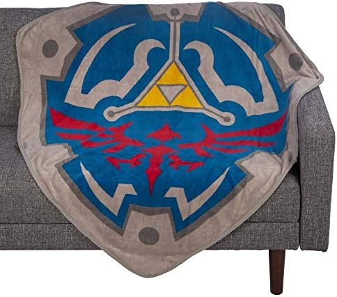 Флисовое Одеало за видео игри Bioworld Zelda Герб Shield